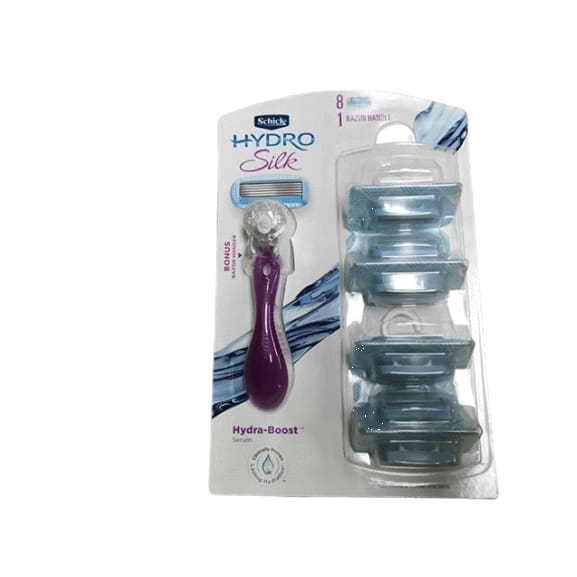 Schick Hydro Silk Razor and Hang-In-Shower Refills, 8 ct. - ShelHealth.Com