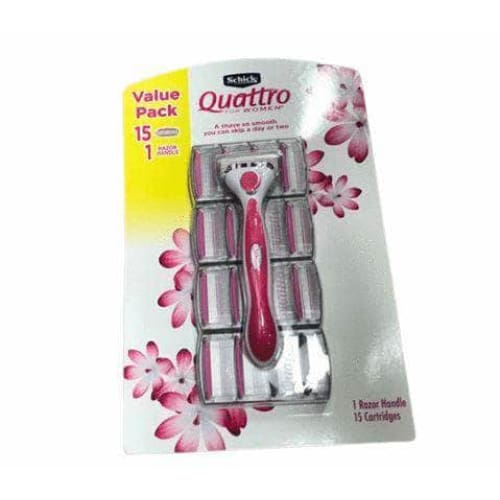 Schick Schick Quattro for Women Value Pack , 15 Cartridges