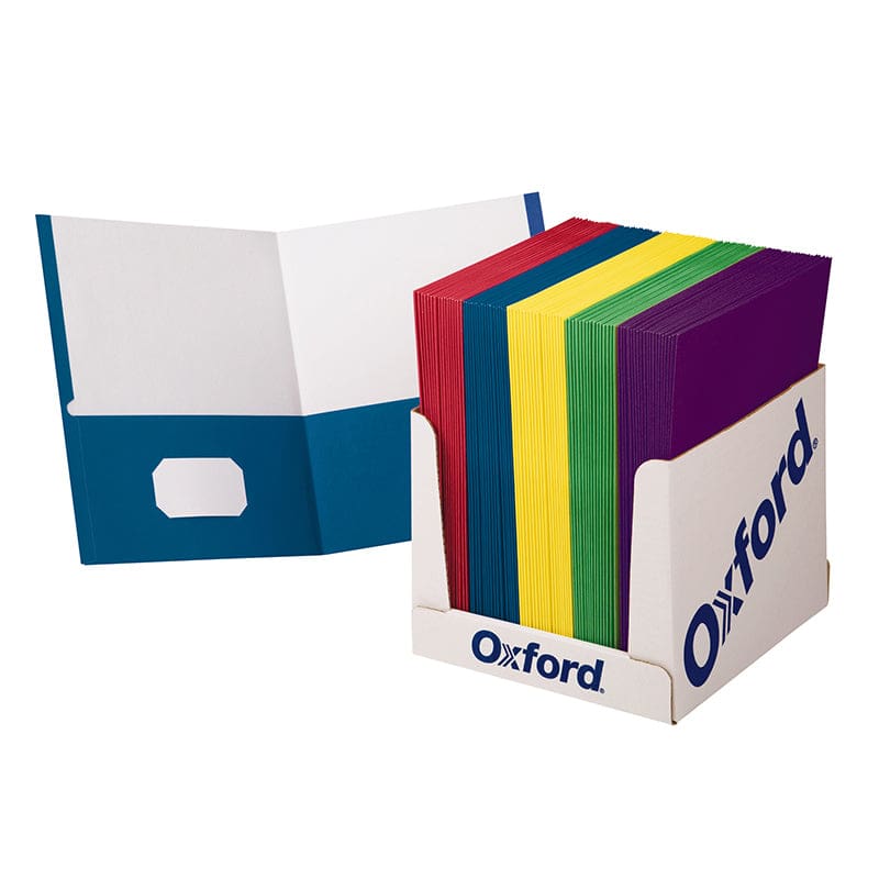 School Grade Twin Pocket Folders 100 Per Box - Folders - Tops Products