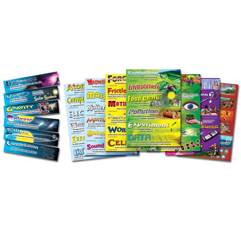 Science Vocabulary Bb Set (Pack of 2) - Science - Carson Dellosa Education