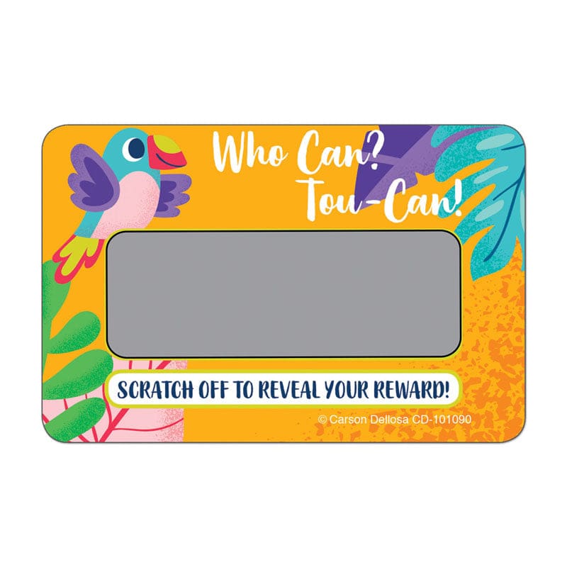 Scratch Off Awards Who Can? Tou Can (Pack of 12) - Awards - Carson Dellosa Education
