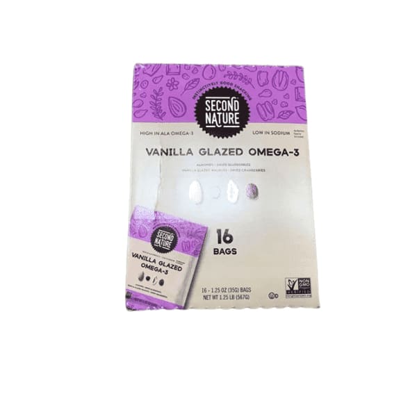 Second Nature Vanilla Glazed Omega-3 Variety Dry Fruit Pack, 16 pk. - ShelHealth.Com