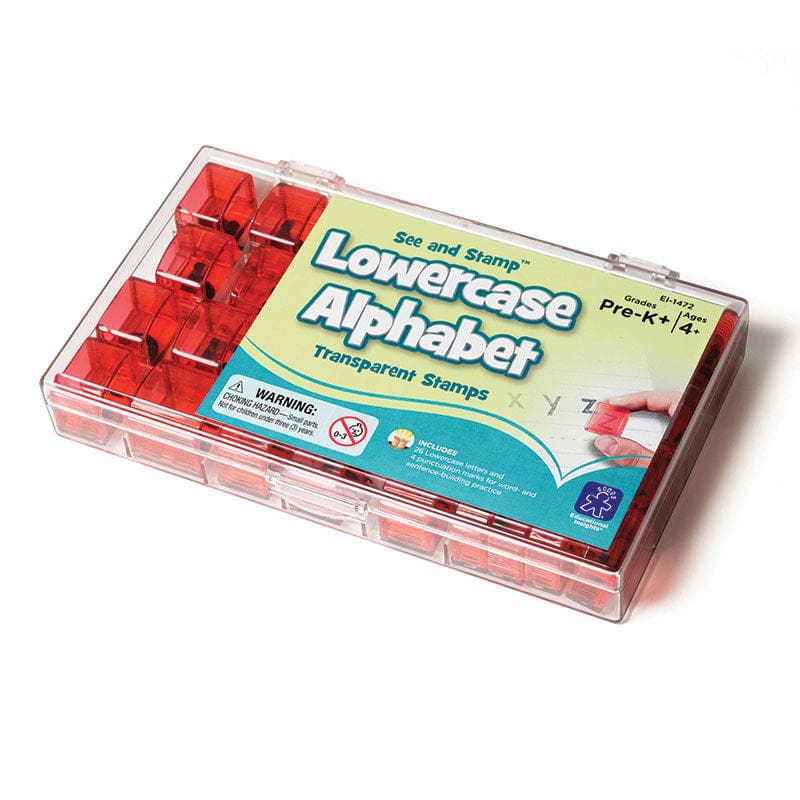 See & Stamp Lc Alph Stamps (Pack of 3) - Stamps & Stamp Pads - Learning Resources