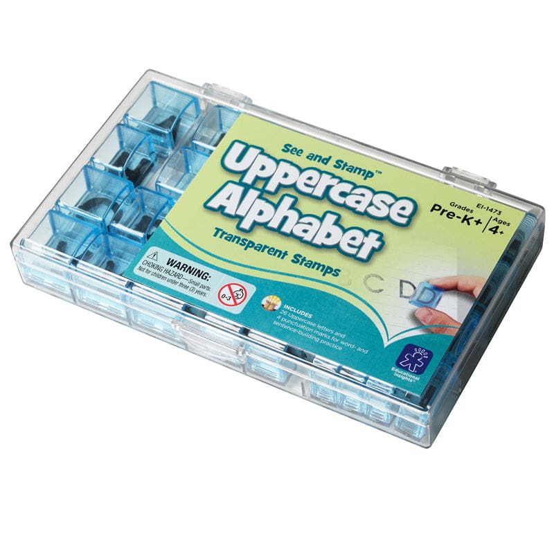 See & Stamp Uppercase Letters (Pack of 3) - Stamps & Stamp Pads - Learning Resources