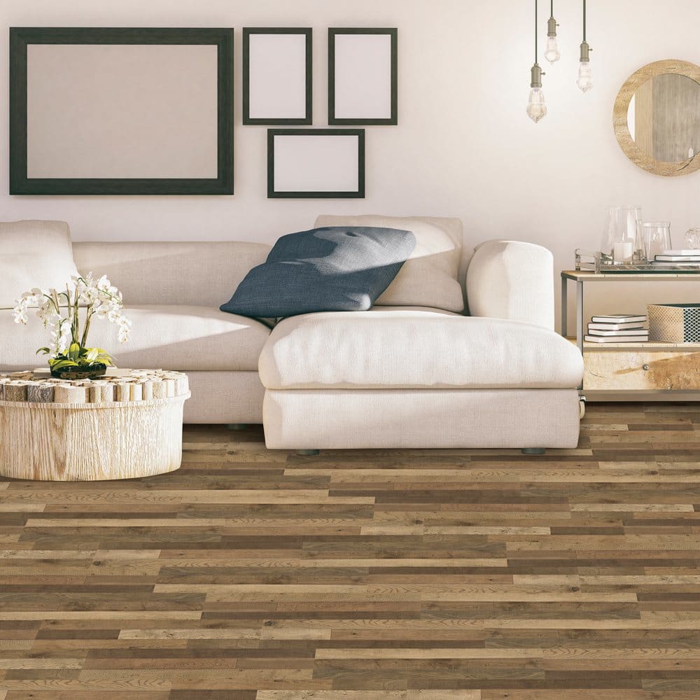 Select Surfaces Antique Brown SpillDefense Laminate Flooring 2 Pack (29.98 sq. ft. total) - Laminate Flooring - Select Surfaces