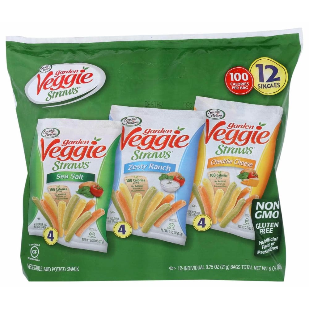 SENSIBLE PORTIONS SENSIBLE PORTIONS Veggie Straws Multipack, 9 oz