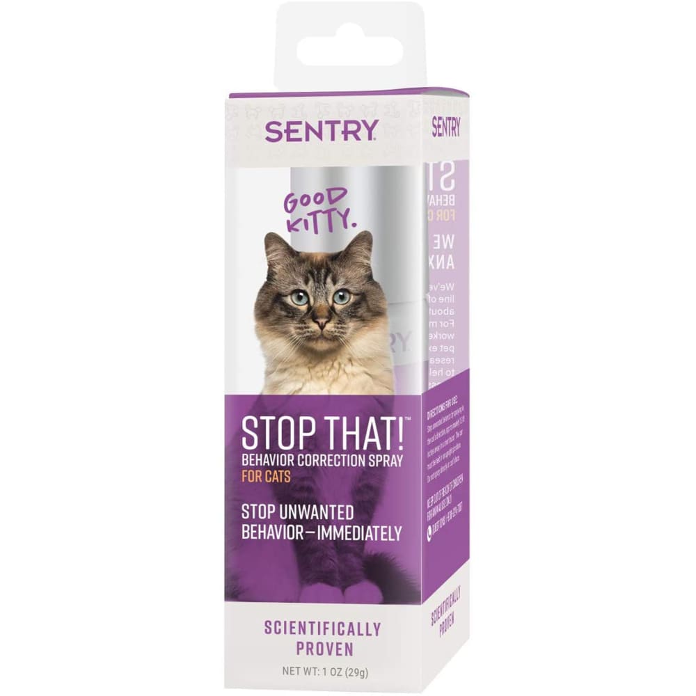 SENTRY Stop That! Behavior Correction Cat Spray 1 fl. oz - Pet Supplies - SENTRY