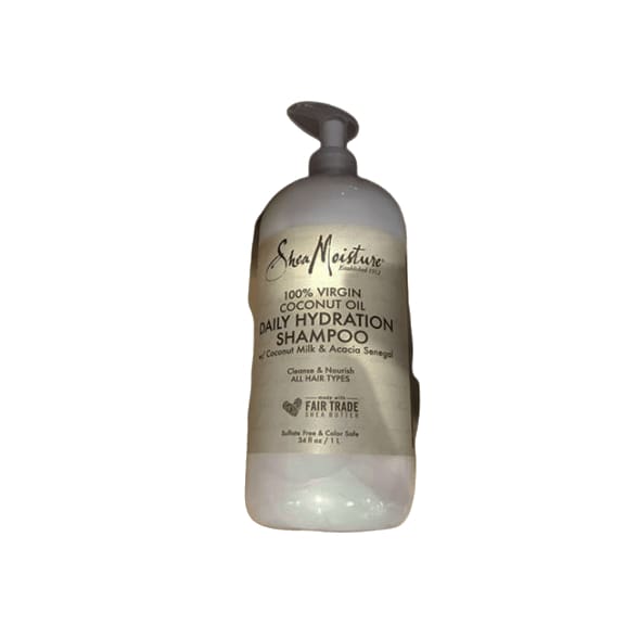 Shea moisture 100% Virgin Coconut Oil Daily Hydration Shampoo, 34 fl. oz. - ShelHealth.Com