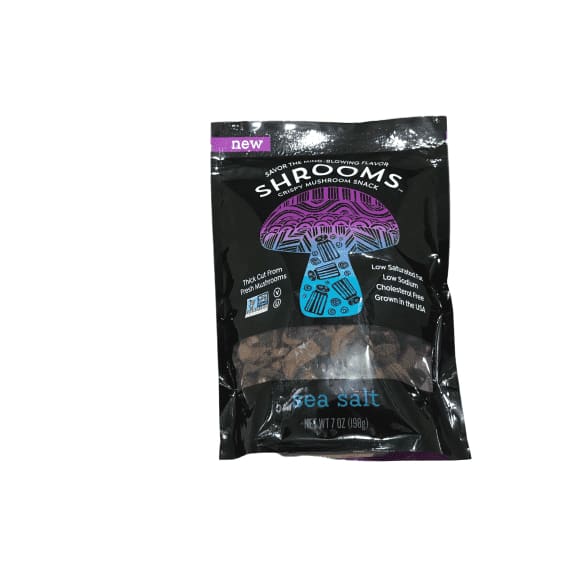 Shrooms Vegan Mushroom Crisps, Superfood Snack Made with Fresh Mushrooms, 7 Ounces - ShelHealth.Com