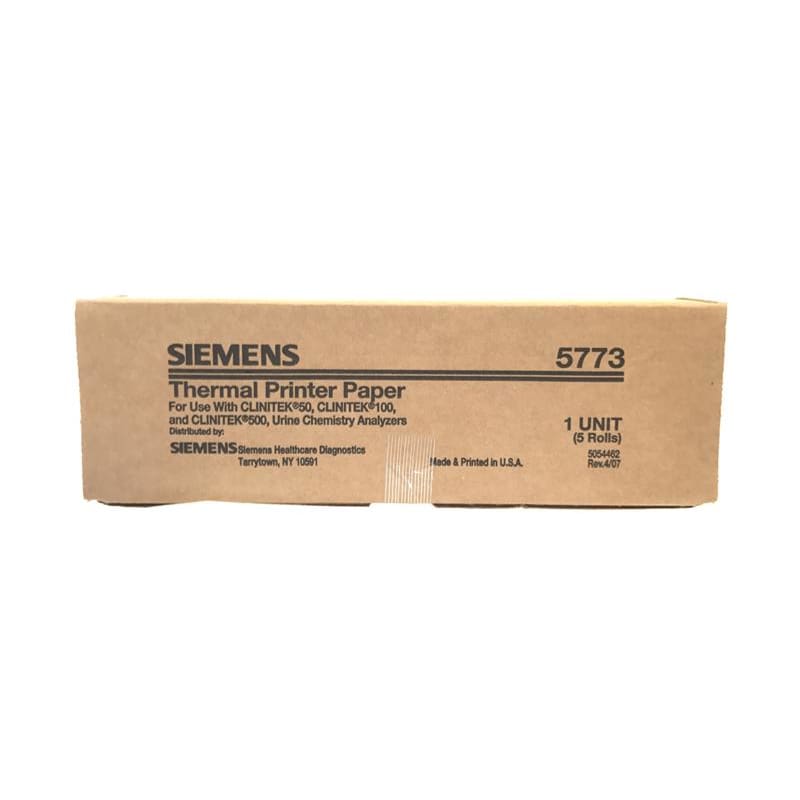 Siemens Printer Paper Clinitek Status Box of 5 - Item Detail - Siemens