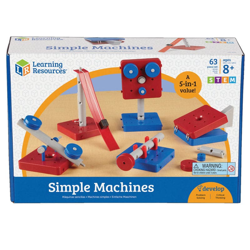 Simple Machines Set Of 5 - Simple Machines - Learning Resources