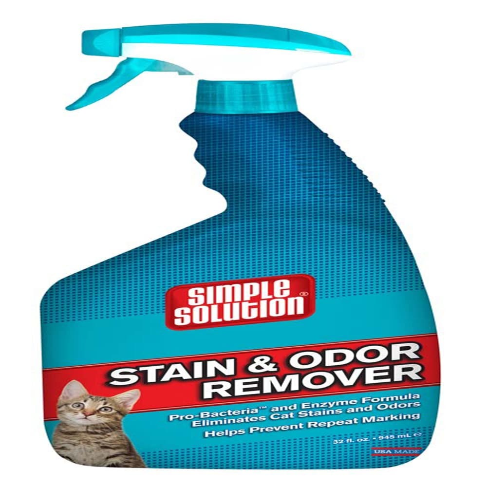 Simple Solution Cat Stain and Odor Remover 32 fl. oz - Pet Supplies - Simple Solution