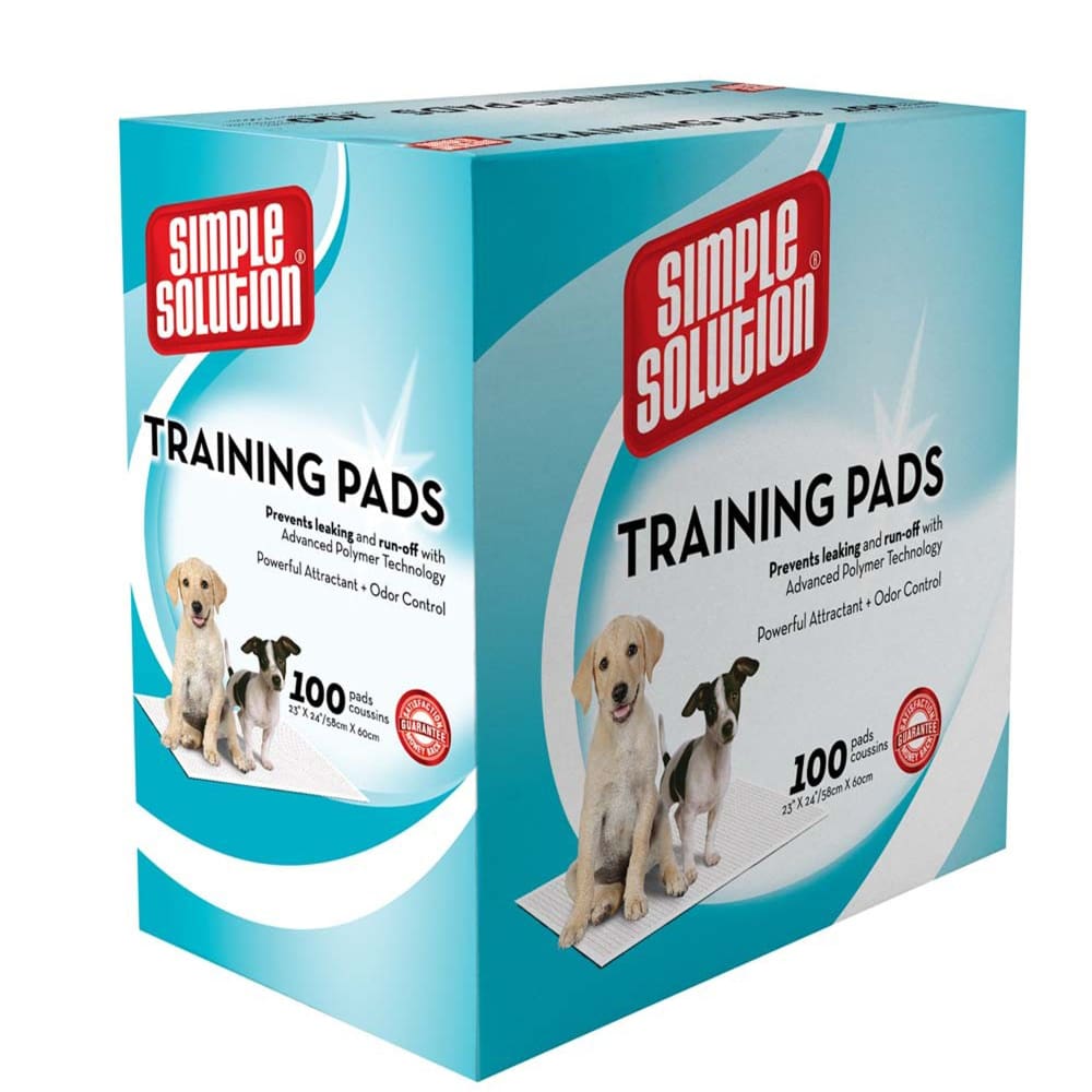 Simple Solution Original Training Pads 100 Pack 23 in x 24 in - Pet Supplies - Simple Solution