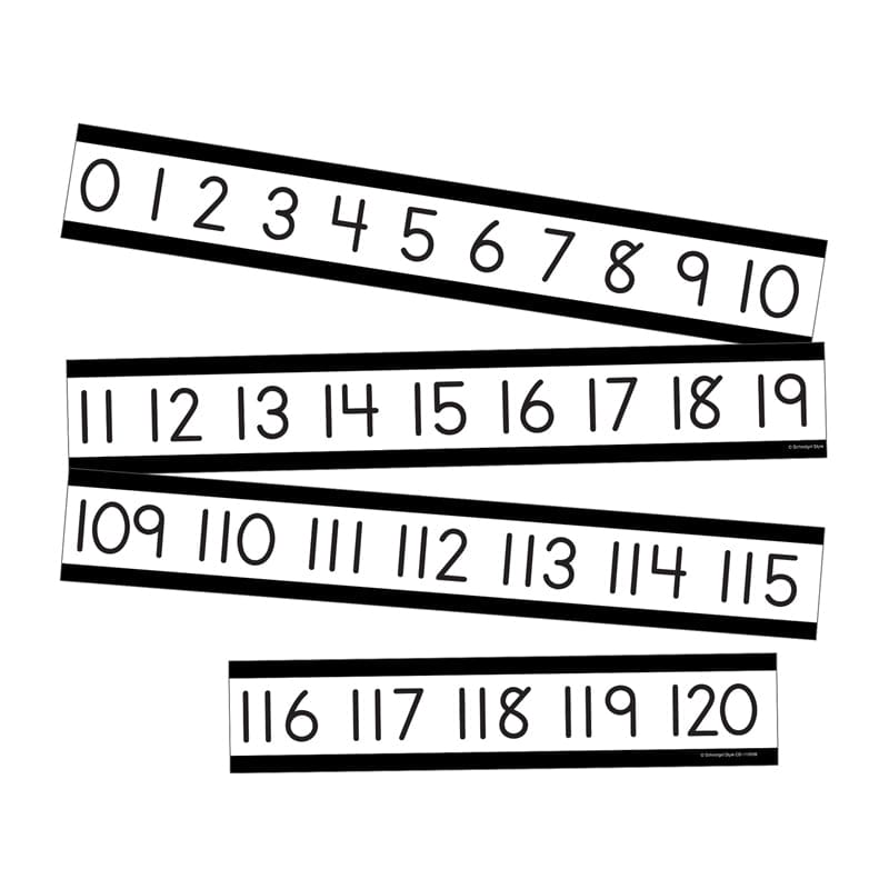 Simply Boho Number Line Mini Bb St (Pack of 6) - Number Lines - Carson Dellosa Education