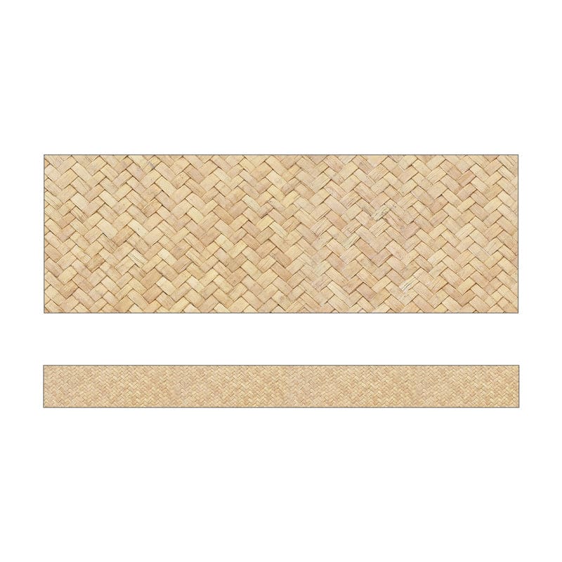 Simply Boho Wicker Straight Borders (Pack of 10) - Border/Trimmer - Carson Dellosa Education