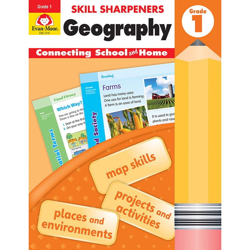 Skill Sharpeners Geography Gr 1 (Pack of 6) - Geography - Evan-moor