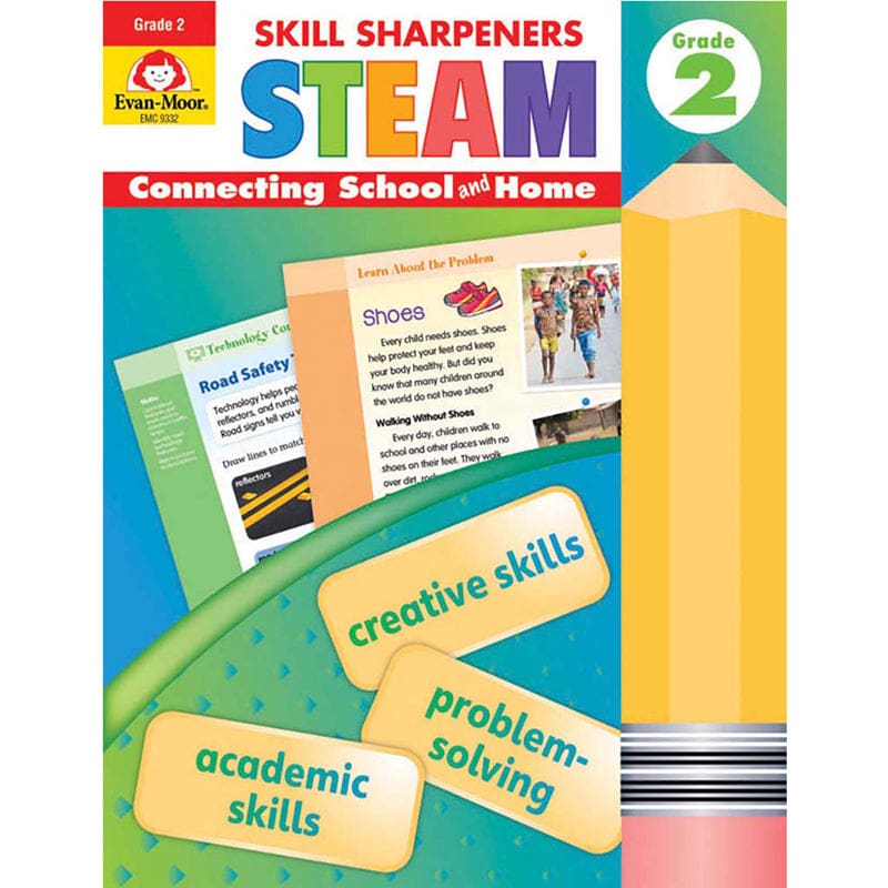 Skill Sharpeners Steam Grade 2 (Pack of 6) - Cross-Curriculum Resources - Evan-moor