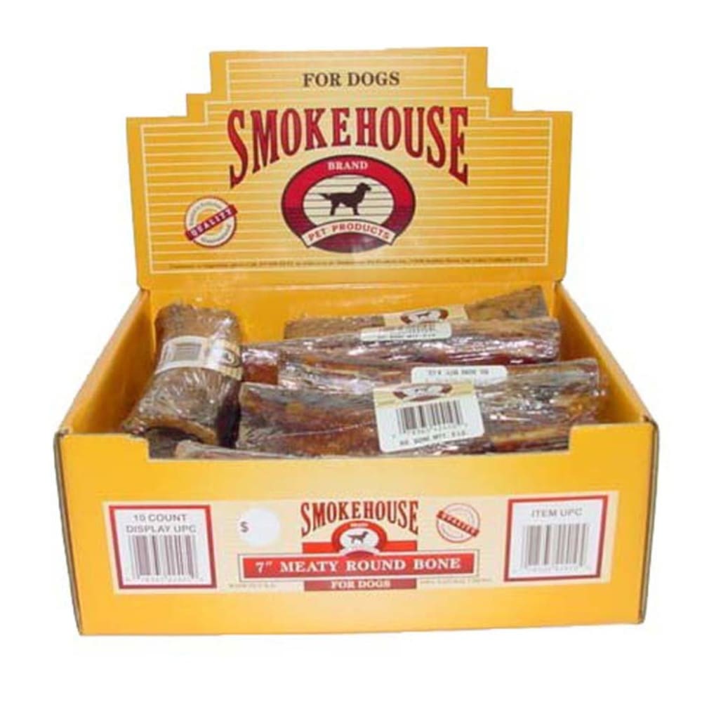 Smokehouse USA Made Round Bone Dog Chew 20 Count 3 in - Pet Supplies - Smokehouse