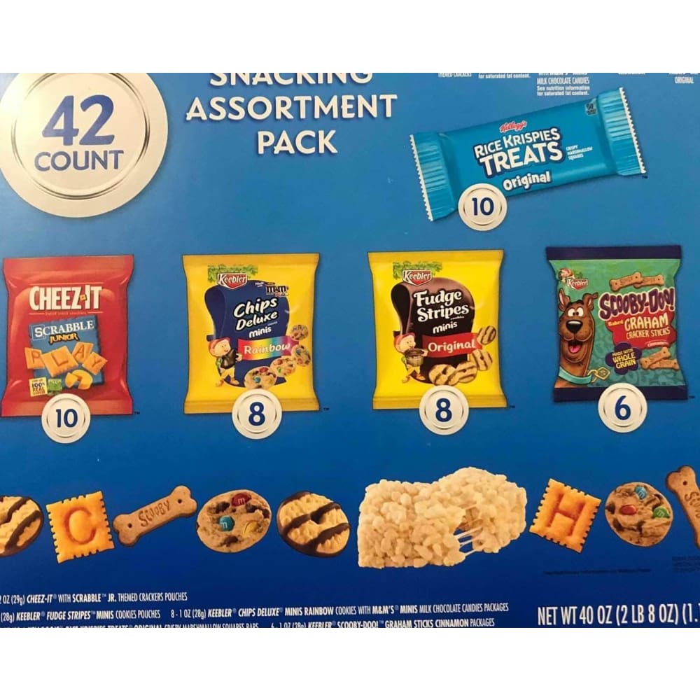 Snacking Assortment Pack, 42 Count - ShelHealth.Com