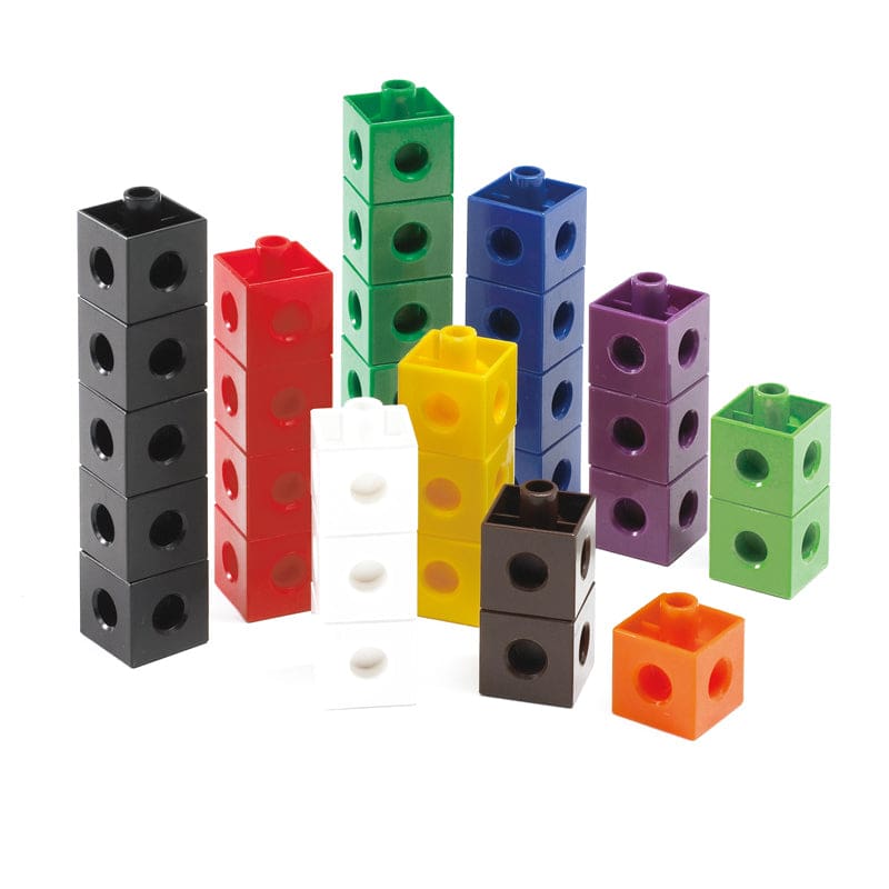 Snap Blocks Set Of 100 (Pack of 3) - Unifix - Learning Advantage