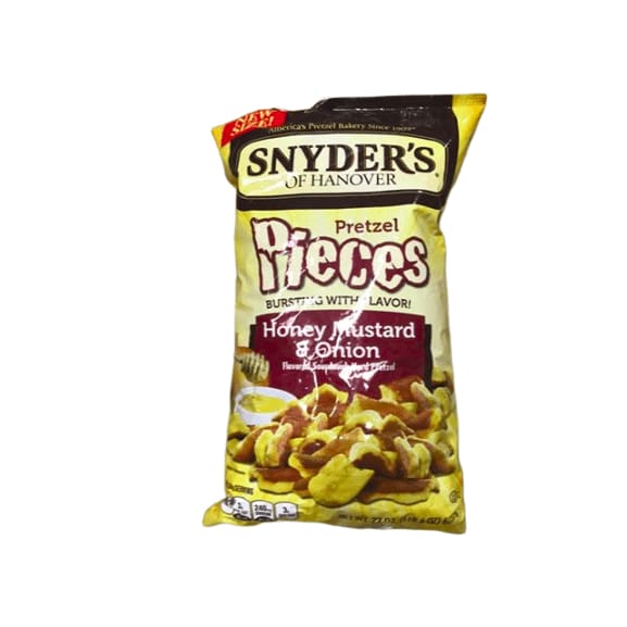 Snyder's of Hanover Prezel Pieces, Honey Mustard & Onion, 22 Ounce - ShelHealth.Com