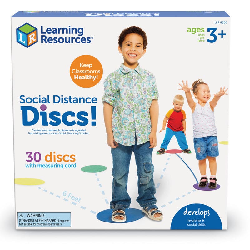 Social Distance Discs - First Aid/Safety - Learning Resources