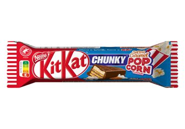 Kit Kat Crunchy Salted Caramel Popcorn Chocolate Candy Bar 1.5 oz (43 g) - Kit