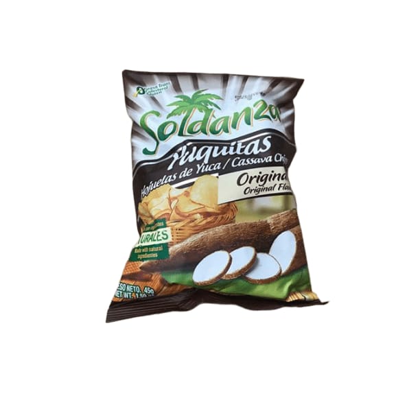 Soldanza Cassava Chips, Original Flavor, 1.6 oz - ShelHealth.Com