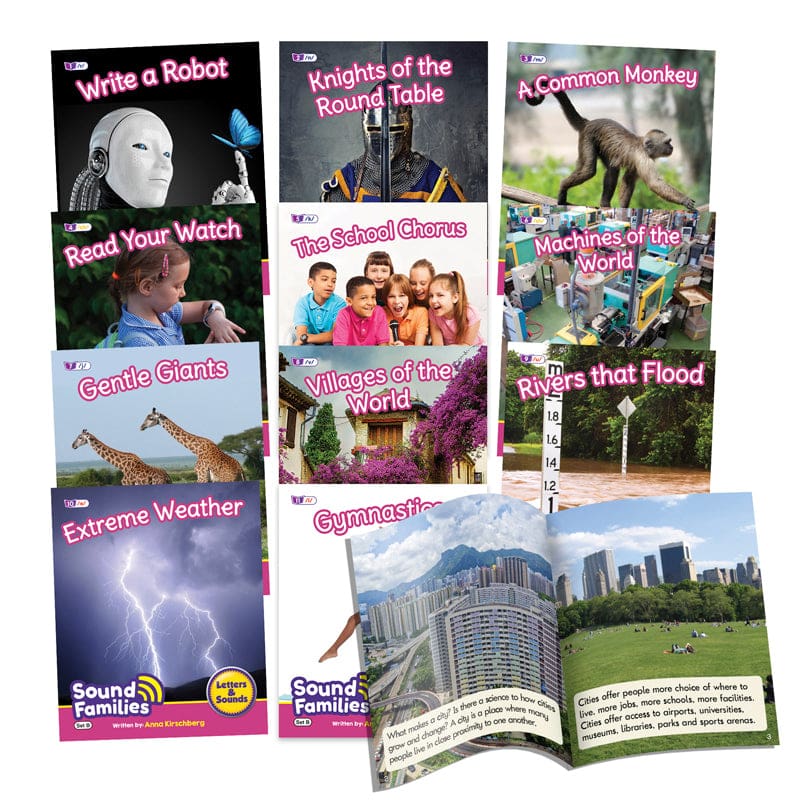 Sound Families Consonants Non-Fic - Leveled Readers - Junior Learning