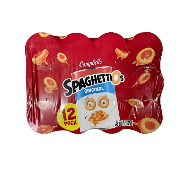 SpaghettiOs Original Canned Pasta 12 x 15.8 oz. - SpaghettiOs