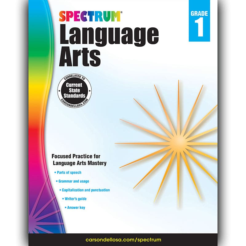 Spectrum Language Arts Gr 1 (Pack of 6) - Language Skills - Carson Dellosa Education