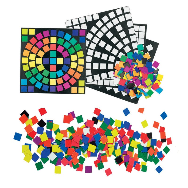 Spectrum Mosaics (Pack of 3) - Art & Craft Kits - Roylco Inc.
