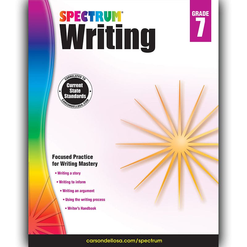 Spectrum Writing Gr 7 (Pack of 6) - Writing Skills - Carson Dellosa Education