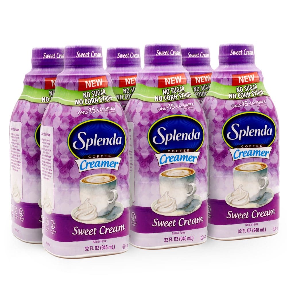SPLENDA Coffee Creamer Sweet Cream (32 oz. 6 pk.) - Coffee Tea & Cocoa - SPLENDA Coffee