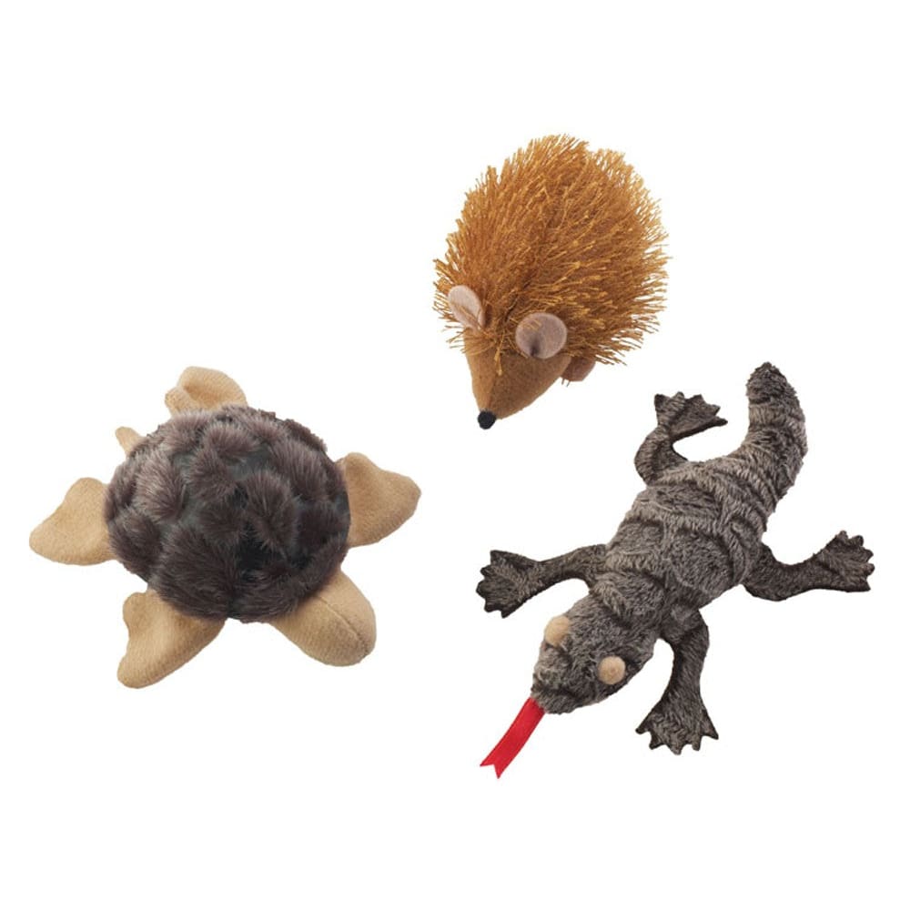 Spot Forest Friends Cat Toy with Catnip Assorted 4 in Large - Pet Supplies - Spot