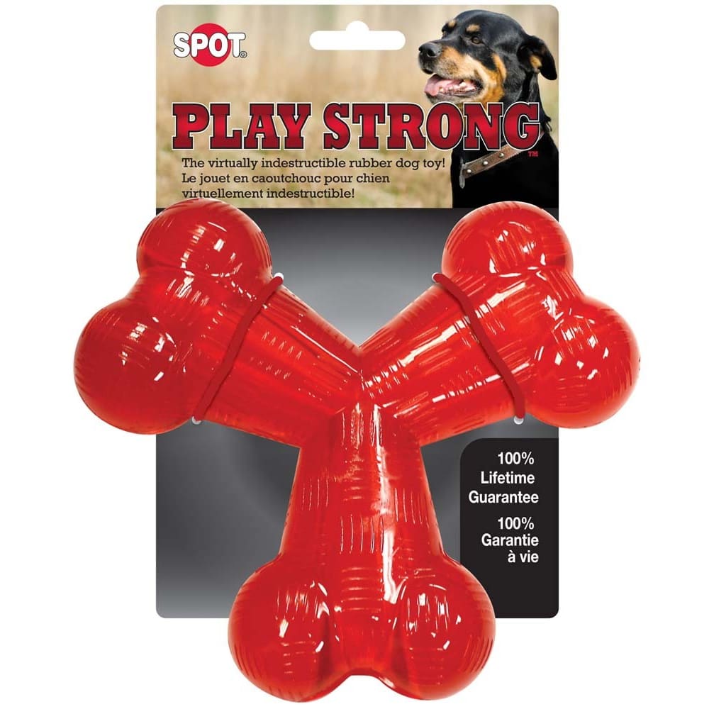 Spot Play Strong Dog Toy Trident 6 in - Pet Supplies - Spot