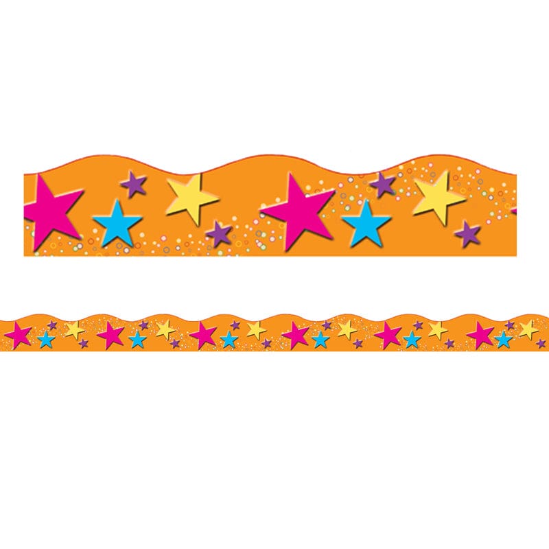 Star Theme Magnetic Border Scallopd (Pack of 6) - Border/Trimmer - Charles Leonard
