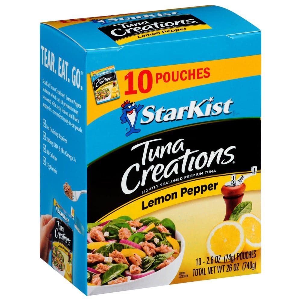 StarKist Tuna Creations Lemon Pepper (2.6 oz.,10 pk.) - Canned Foods & Goods - StarKist Tuna