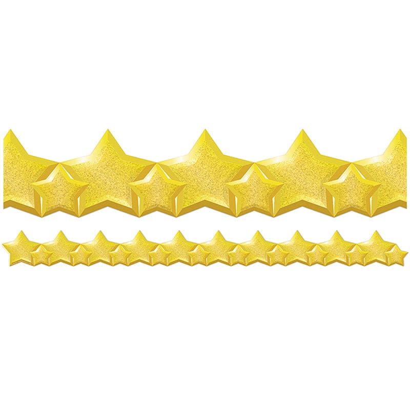 Stars Deco Trim Extra Wide (Pack of 10) - Border/Trimmer - Eureka