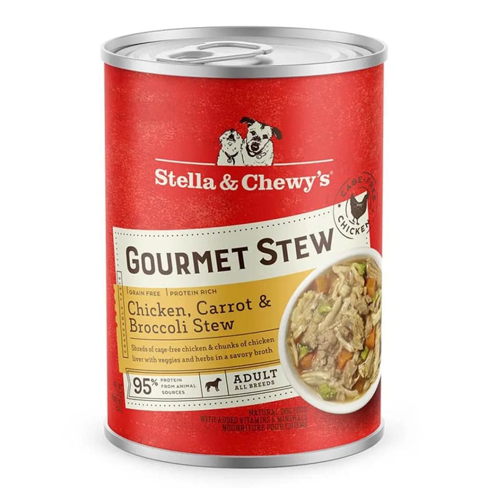 Stella and Chewys Dog Gourmet Stew Chicken; Carrot and Broccoli 12.5Oz - Pet Supplies - Stella and Chewys