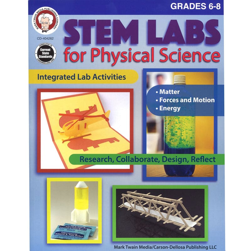 Stem Lab Physical Science Bk Gr 6-8 (Pack of 6) - Energy - Carson Dellosa Education