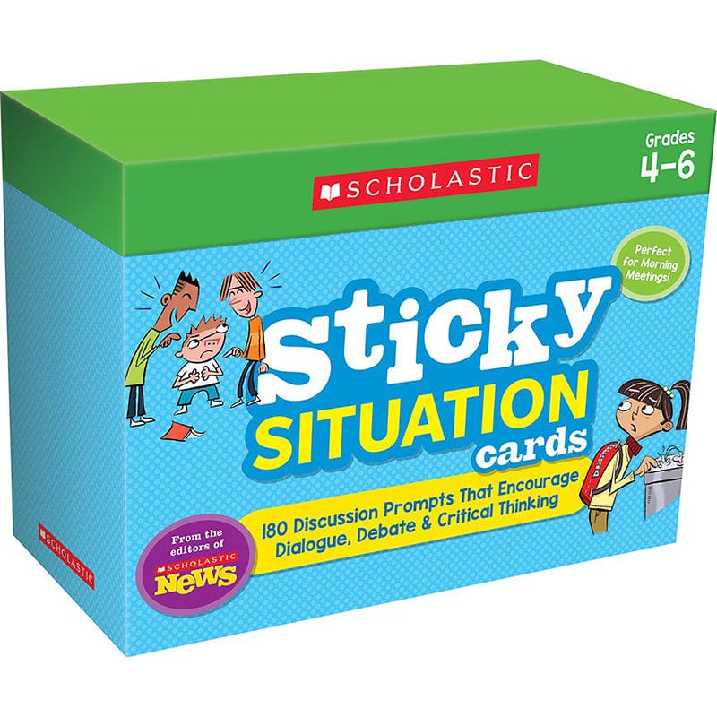 Sticky Situation Cards Grades 4-6 - Classroom Management - Scholastic Teaching Resources