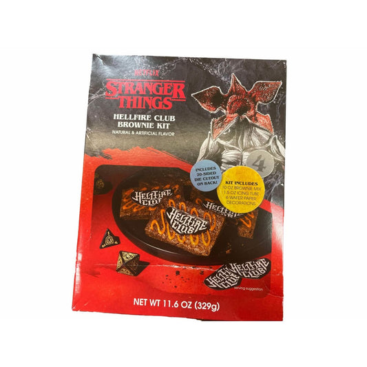 American Crafts Stranger Things Chocolate Brownie Kit Baking Mix - Hell Fire Club 11.6oz