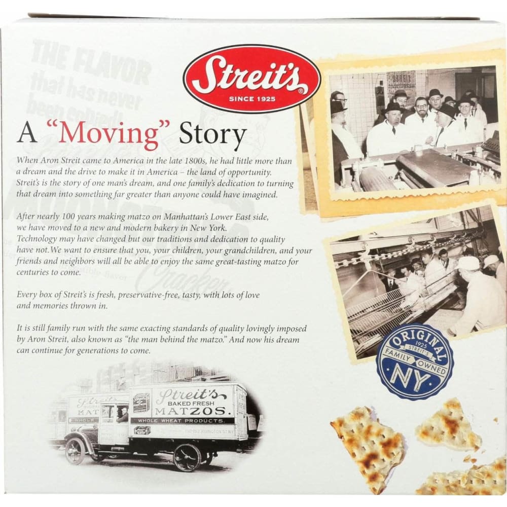 STREITS Streits Mediterranean Matzo, 11 Oz