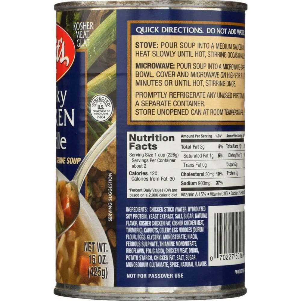 STREITS Streits Soup Rts Chnky Chckn Ndle, 15 Oz