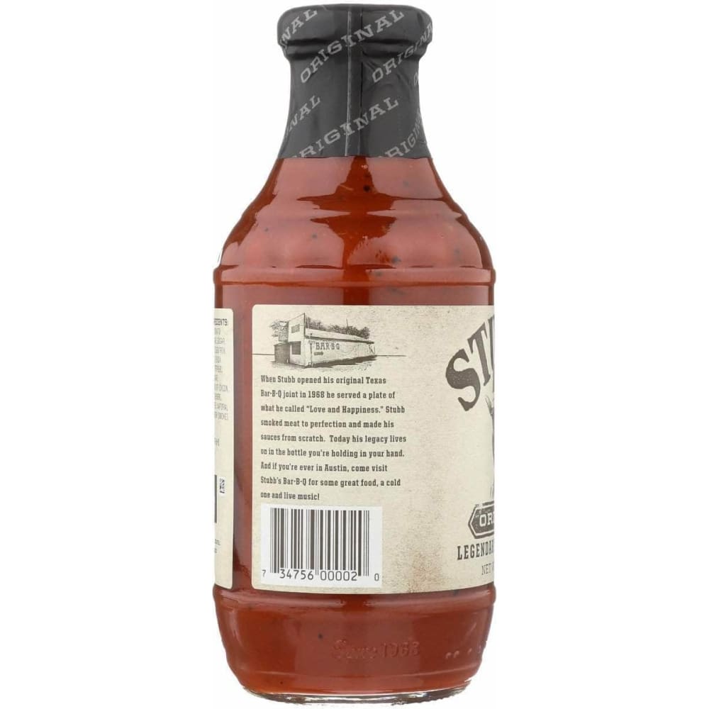 STUBBS Stubbs Sauce Bbq Orgnl, 18 Oz