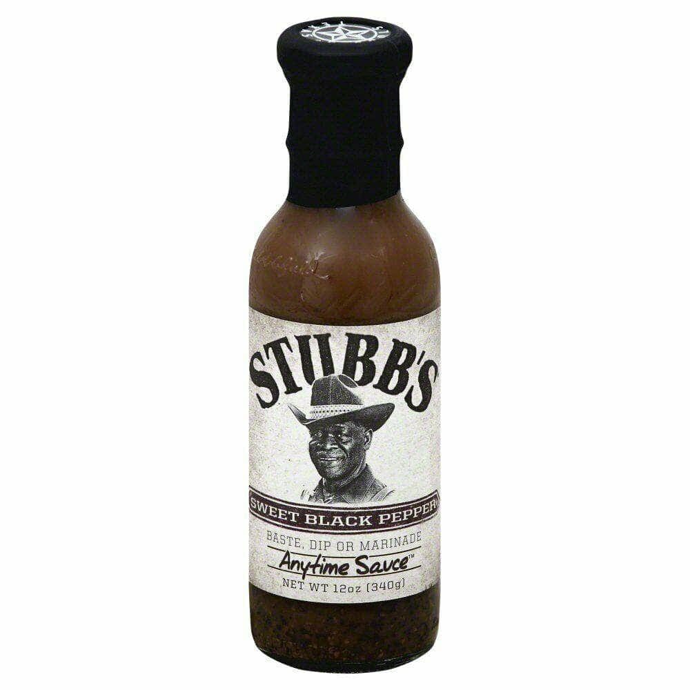 STUBBS Stubbs Sweet Black Pepper Anytime Sauce, 12 Oz