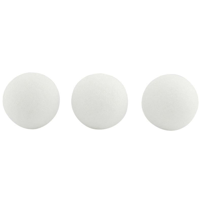 Styrofoam Balls 3 Inch Pack Of 12 (Pack of 2) - Styrofoam - Hygloss Products Inc.