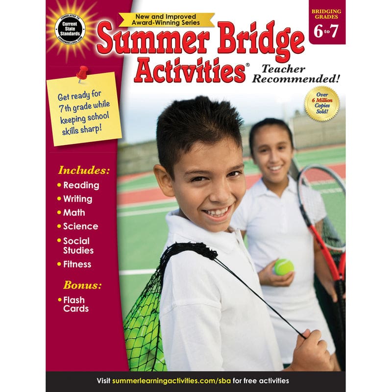 Summer Bridge Activities Gr 6-7 (Pack of 3) - Skill Builders - Carson Dellosa Education