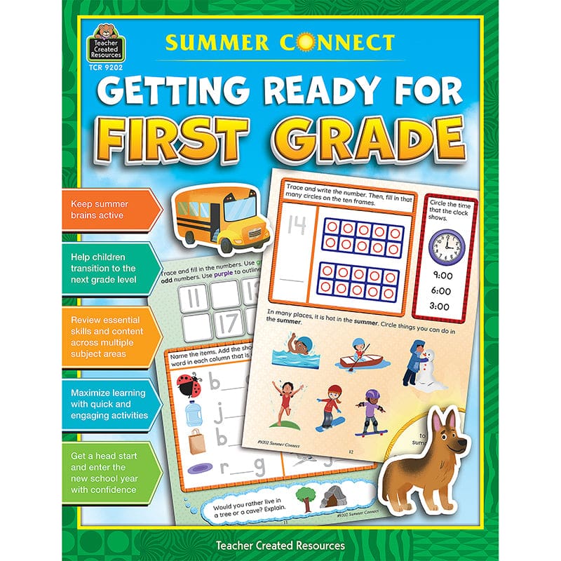 Summer Connect Getting Ready Gr 1 (Pack of 10) - Skill Builders - Teacher Created Resources